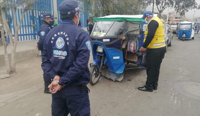 Detienen a chofer de mototaxi que secuestró a sereno. Foto: Municipalidad de Comas.