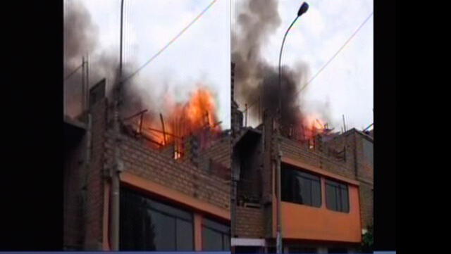 Santa Anita: registran incendio en vivienda del distrito [VIDEO]