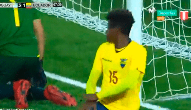 Uruguay vs Ecuador: Patrickson Delgado anota en su propia portería y pone el 4-1 [VIDEO]