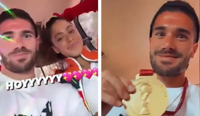 Rodrigo De Paul y Tini se lucen muy enamorados en las redes sociales. Foto: Instagram Tini Stoessel
