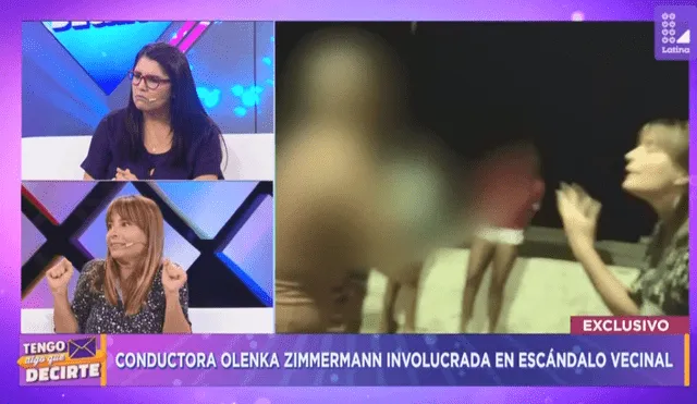 Olenka Zimmermann explica por qué insultó a menor de edad en San Bartolo