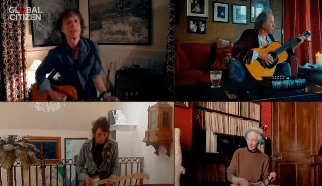 Rolling Stones sorprenden en One World Together At Home con batería “invisible”