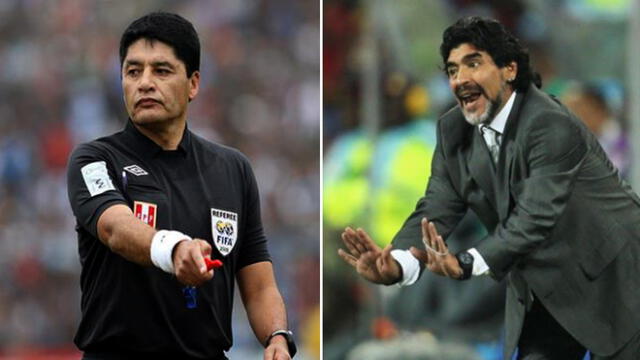 Árbitro arequipeña recordó su amistad con Diego Maradona. Foto: CONAR/ Difusión