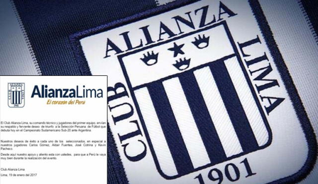 Alianza Lima y el lapsus en Twitter al confundir el apellido de uno de sus jugadores