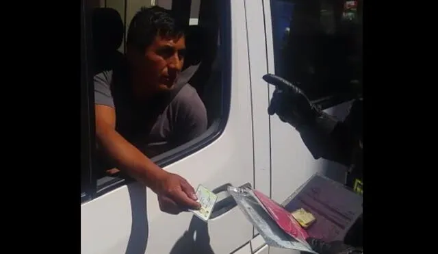 Cusco: Conductor intentó sobornar a Policía [VIDEO]