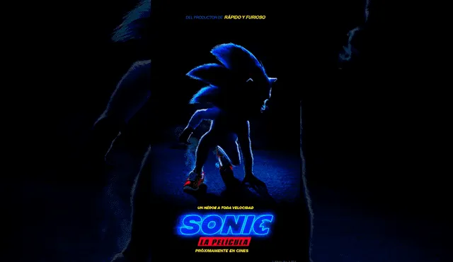 Imagen promocional de Sonic, la película.