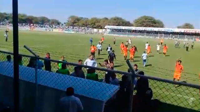 Copa Perú: Partido entre Atlético Grau y Sport Chorrillos terminó en balacera [VIDEO]