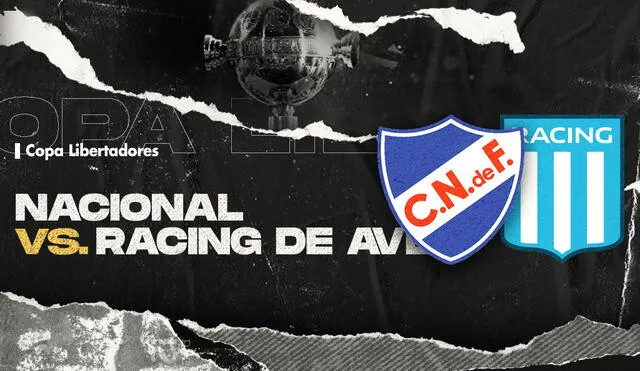 Nacional se medirá con Racing en la fecha 3 de la Copa Libertadores 2020. Composición: Fabrizio Oviedo
