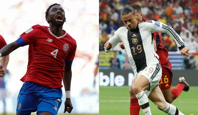 Costa Rica y Alemania se enfrentarán por segunda vez en los mundiales. Foto: Composición EFE