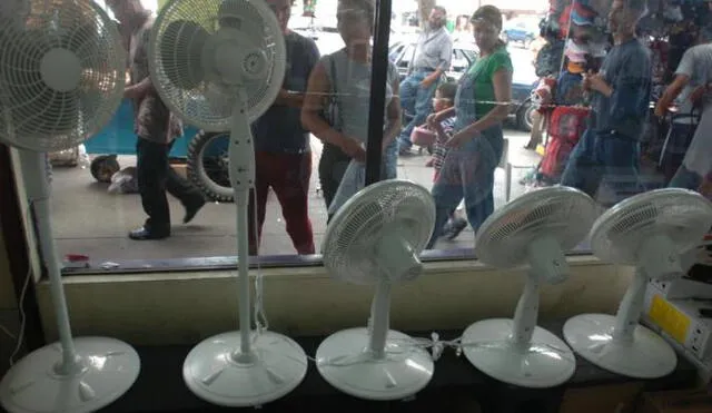 Intenso calor aumenta la venta de ventiladores a 75% en enero