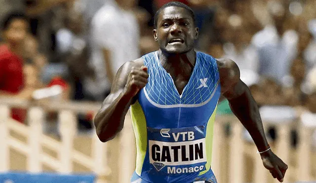 Veloz. El estadounidense Gatlin, olímpico en 100 m.