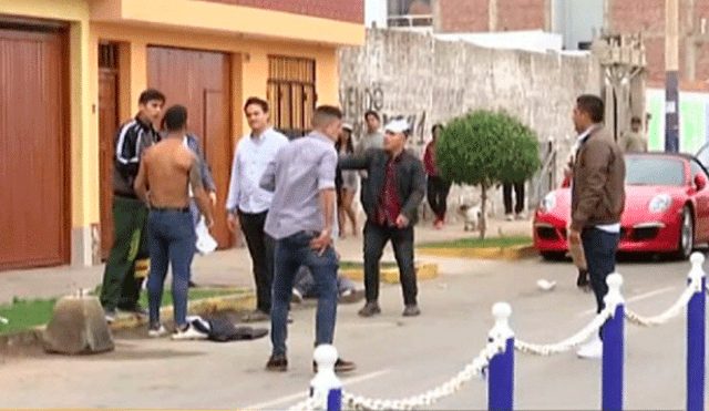 Chorrillos: jóvenes se pelean a correazos tras fiesta de Halloween [VIDEO]