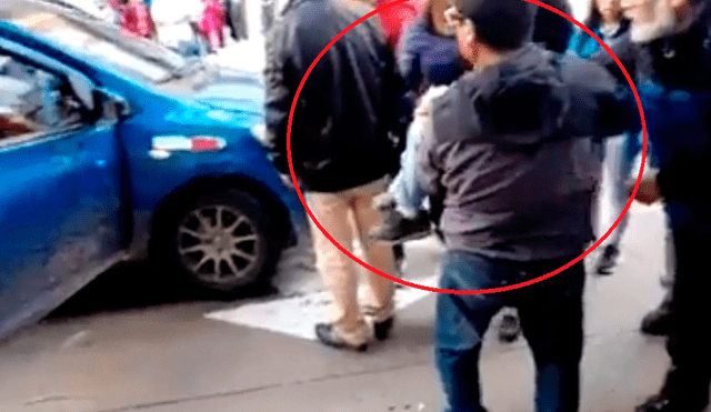 Taxista atropella a niño en Cajamarca [VIDEO]