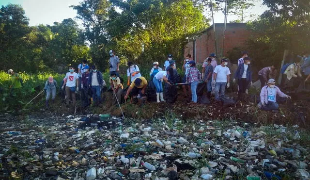 Pucallpa: retiran 25 toneladas de basura de quebrada Yumantay 