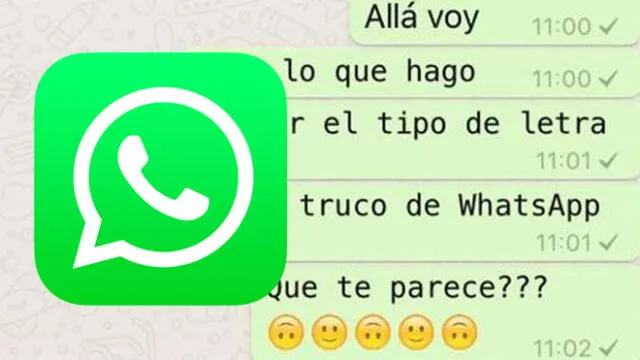 WhatsApp y el truco secreto para cambiar el tipo de letra en los chats.