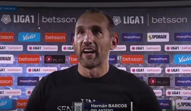 Hernan Barcos fue uno de los mejores jugadores de Alianza en el 2022. Foto: captura Gol Perú