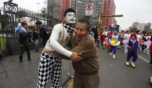 Así se celebró el Día del Payaso Peruano por calles de Lima [FOTOS]