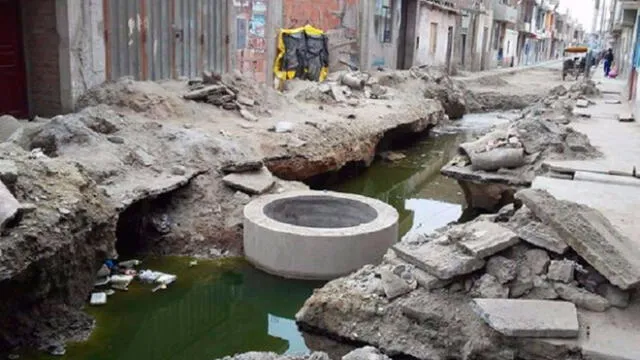 Chiclayo: citarán a alcalde de San José por abandono de obras de saneamiento 