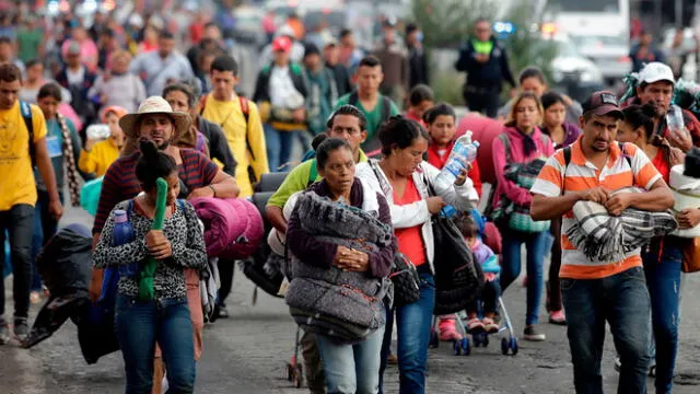 Caravana migrante: piden 50 mil dólares a Trump para regresar a su país