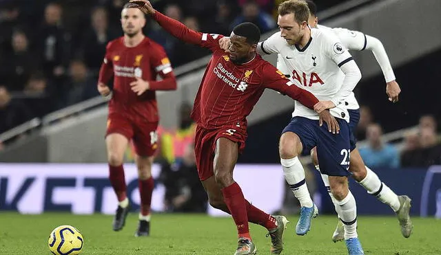 Firmino anotó el único tanto con el que el Liverpool venció al Tottenham. Foto: AFP.