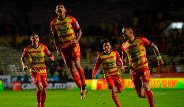 Edison Flores anotó un doblete para empatar, nuevamente, el partido de Morelia ante León por la Liga MX. | Foto: Imago7