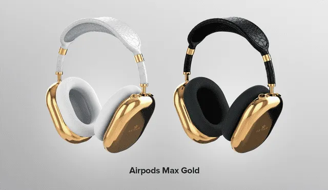 Presentación oficial de la edición limitada de los AirPods Max de Apple. Foto: Caviar
