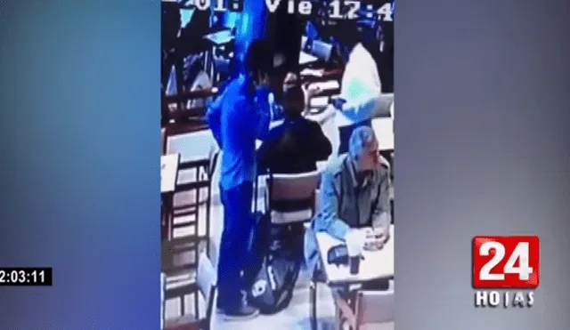 Miraflores: sujeto roba mochila bajo modalidad del ‘cambiazo’ en restaurante [VIDEO]