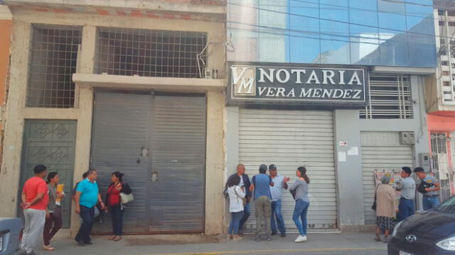 Por un forado, sujetos ingresan y roban notaría en pleno centro de Chiclayo [VIDEO]