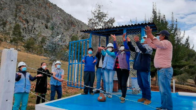 Inauguración de obras de agua potable en Cajamarca