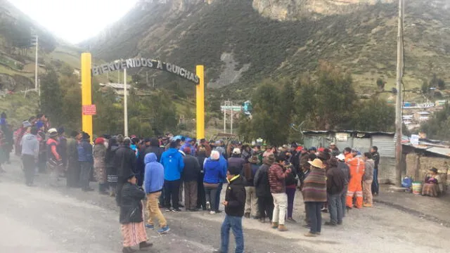 Comuneros de Quichas, en la sierra de Lima, llevan once días de protesta contra minera Raura 