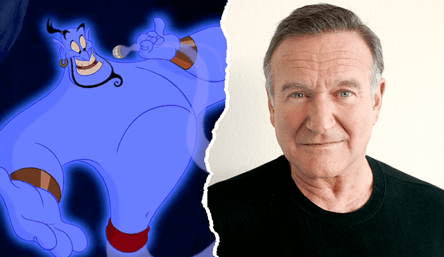 Robin Williams se caracterizó por dar su voz para grandes personajes como el Genio de Aladdín. (Foto: Composición Dan Steinberg/Disney)