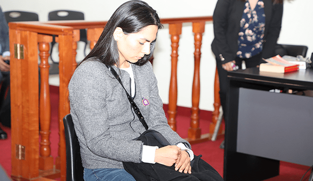 Fiscalía pide seis meses de prisión preventiva para Melisa González Gagliuffi. Foto: Poder Judicial