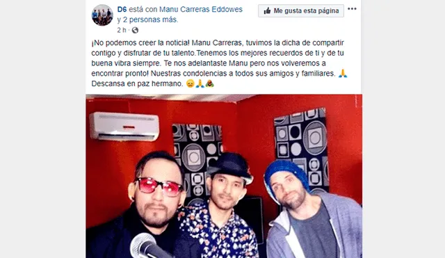 Murió Manu Carreras: fans dejan conmovedores mensajes al ex cantante de 'La Voz Perú' [VIDEO]