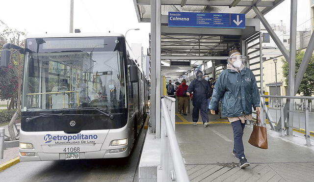 Metropolitano modifica sus rutas por protestas en Perú. Foto: La República