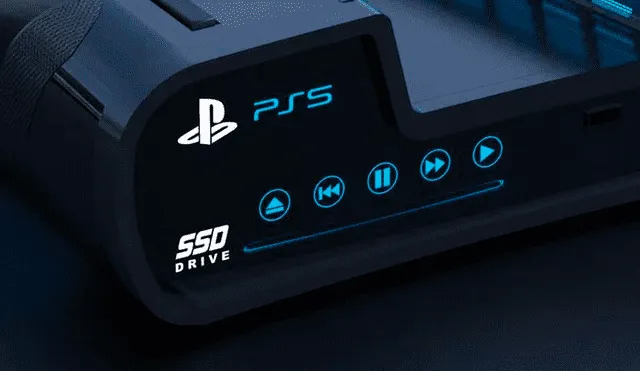 Concepto de PS5 por LetsGoDigital, a partir del kit de desarrollo filtrado.