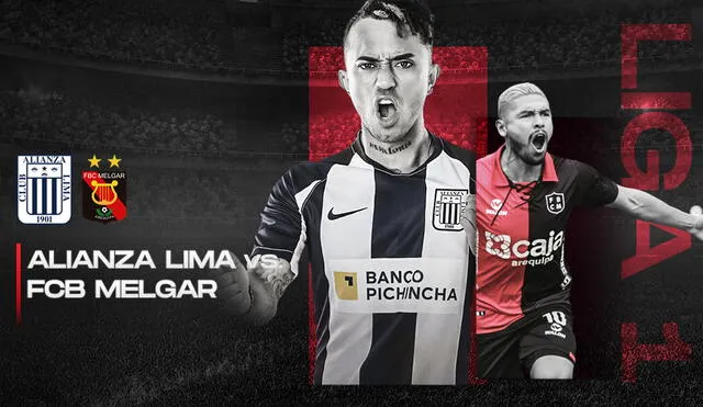Alianza Lima vs. Melgar por la fecha 19 del Apertura - Liga 1 Movistar. Gráfica: Fabrizio Oviedo/La República