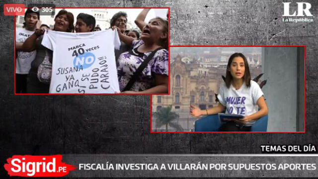 Sigrid.pe: Fiscalía abre investigación a Susana Villarán