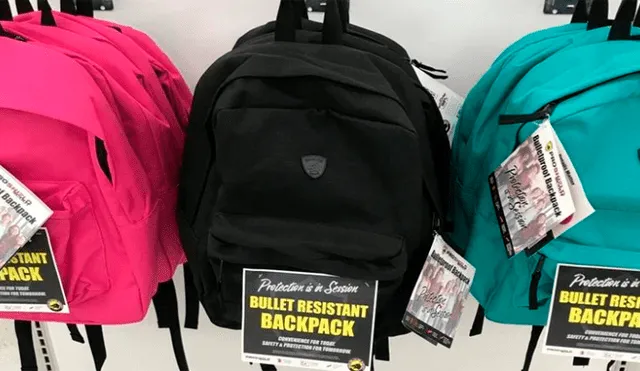 EEUU: Se multiplica la venta de mochilas antibalas después de los tiroteos