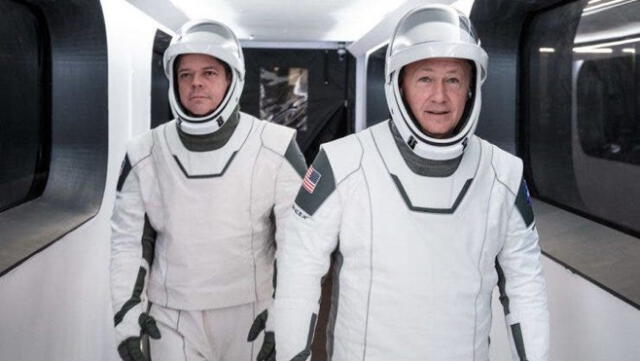 Hurley y Behnken serán los primeros en tripular una nave de SpaceX. Foto: SpaceX