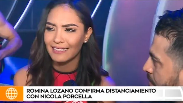 Romina Lozano confirma fin de relación sentimental con Nicola Porcella [VIDEO]