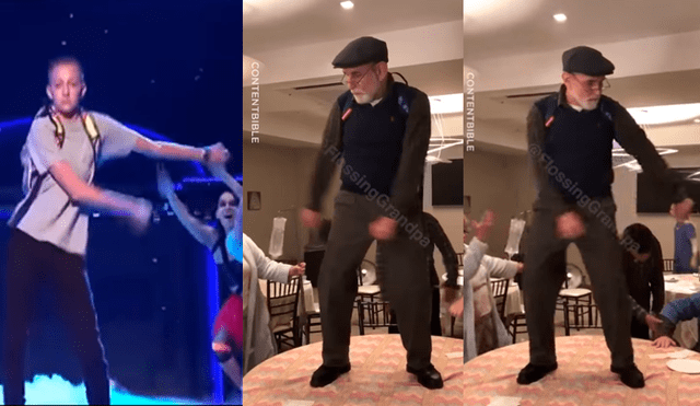 Facebook viral: Su nieto le enseña a bailar Fortnite y anciano arma coreografía en asilo [VIDEO]