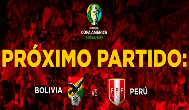 Perú vs. Bolivia: fecha, horarios y en qué canal ver partido por Copa América 2019