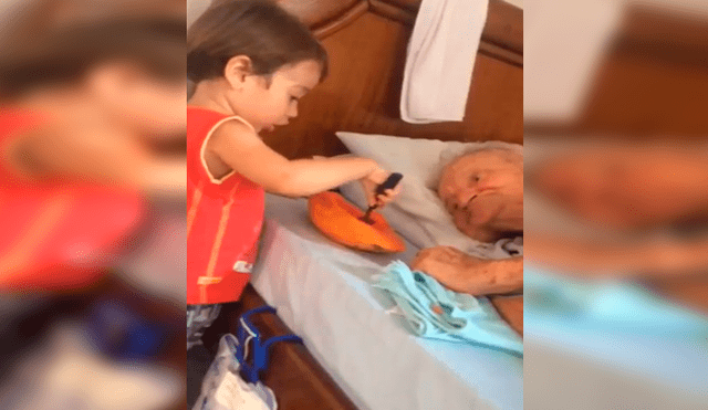 Facebook viral: anciano enfermo es alimentado por su nieto y conmueve al mundo [VIDEO]