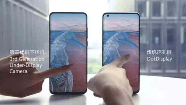 Xiaomi ha publicado un video que muestra cómo se ve y cómo funciona su cámara bajo pantalla. (Fotos: captura Xiaomi).