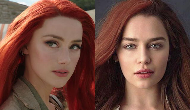 Amber Heard: Emilia Clarke sería ‘Mera’ y la reemplazaría en Aquaman 2