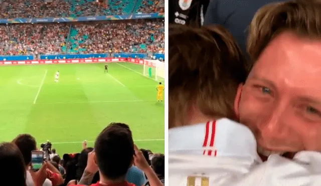 Copa América 2019: hijo y nieto de Ricardo Gareca lloraron con la clasificación a semifinales. Foto: Instagram