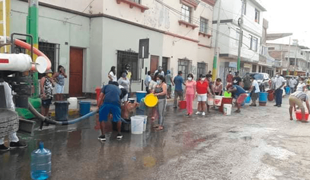 Distrito de Piura no tiene agua desde hace dos días