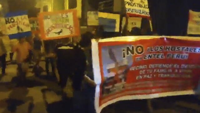 SJM: vecinos realizan marcha para exigir cierre de hostales [VIDEO]