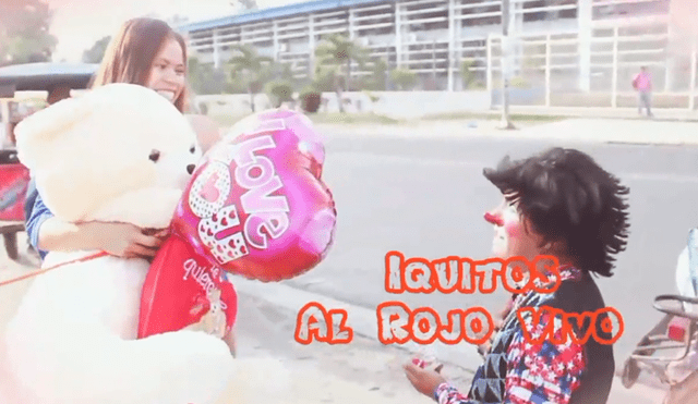 Facebook: payaso en Iquitos le propone matrimonio a su novia en el 'Día de San Valentín' [VIDEO]