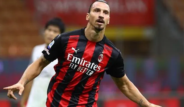 Zlatan Ibrahimovic dio positivo a COVID-19, informó el AC Milan. Foto: EFE.